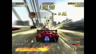 Burnout Revenge - Rank 7 - Sunshine Keys & Crashbreaker Road Rage Reverse - Criterion R195 DX