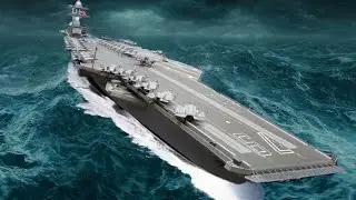 Why MONSTER WAVES Can't Sink US Navy's LARGEST Aircraft Carriers During Rough Seas