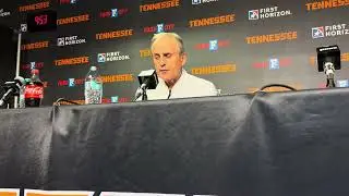 Tennessee HC Rick Barnes REACTS to the Vols' Win Over Auburn on Saturday Night in Knoxville