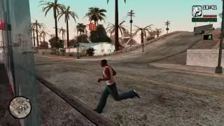 GTA San Andreas modding texture glitch (4K)