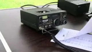 HAM RADIO BACKYARD SETUP FIELD DAY
