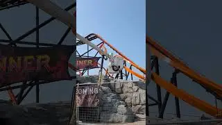 Fire Runner Construction #lostislandthemepark #rollercoaster