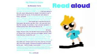 Alex's fun adventure show | My friend is gone | Read aloud for kids