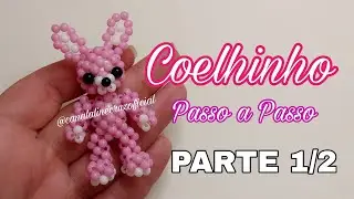 Coelho de Miçangas- Passo a Passo. 