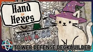 Cardboard Diorama Wizard Cat Tower Defense Deckbuilder Roguelike! | Hand of Hexes