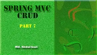 Spring MVC CRUD Example - Part 07