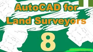 AutoCAD for Land Surveyors 008 - Land Subdivision using 