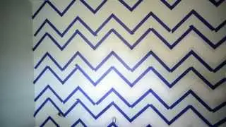 Chevron Pattern Painting Wall Stripe Time Lapse Zig Zag