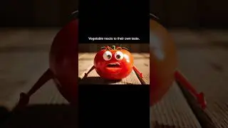 Reaction of vegetables                           #trending #funny #fyp #viral