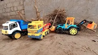 JCB havy pulling and Ashok Leyland Tipper havy loding 