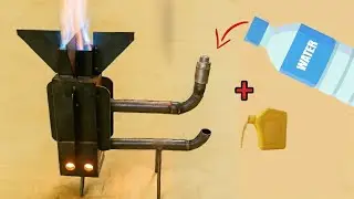 The Dragon Burner! DIY HybridOil & Steam Combustion System