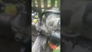2 stroke drill! Didn't even know these existed #tools #awesome #gas #unique