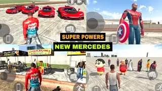 New Marcedes car cheat code | super power | Spider Man | New Stall | indian bike driving 3d update