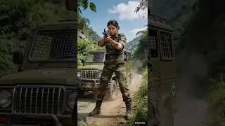 Indian Army woman soldier foiled ambush with fearless driving strategy #army
