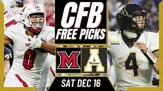 MIAMI (OH) vs. APPALACHIAN STATE CFB Picks & Prediction | Cure Bowl Free Picks Today