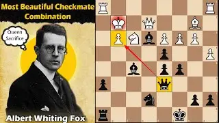 The Most Beautiful Checkmate Combination | Segal vs Fox 1900