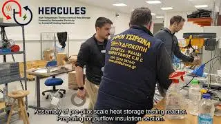 HERCULES project: Assembly of pre-pilot reactor