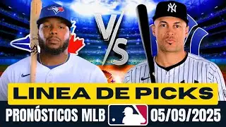 PRONOSTICOS DE MLB  PARA HOY 05 DE SEPTIEMBRE 🔥PARLAY GRATIS🔥