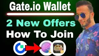 Gate.io Wallet 2 New Airdrops | How To Join Hyperbot Bountydrop| How To Join AlVille Bountydrop 