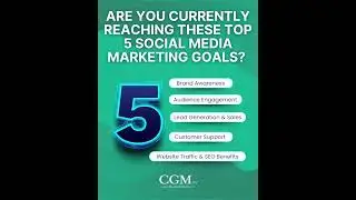 Are you currently reaching your top 5 social media marketing goals?