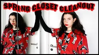 EXTREME SPRING CLOSET CLEANOUT 2021 | 🌻 Spring cleaning + Organizing My Messy Closet 🌻