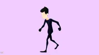 Walk test (Angry character)