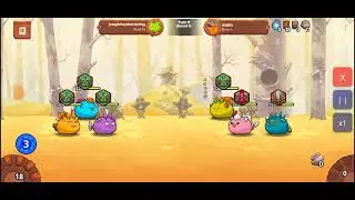 META Beast Vs. 3 Axie's Plant Bird Reptile