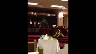 Jeff reading chapter two from Megillah Esther 2013