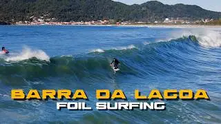 Foil Surfing Brazil, Floripa, Barra da Lagoa | Drone Footage 4K