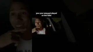 geo valentine reacts to his song getting played on the radio #smallartist #undergroundmusic #music