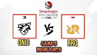 Onic ph Vs RRQ hoshi - Game 5 [ Snapdragon Mobile Masters ] | Grand Finals - Highlights