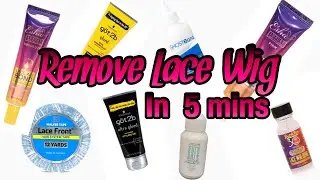 BEST SOLUTION EVER TO REMOVE WIG GLUE | HOW TO REMOVE ESHA ABSOLUTE GLUE