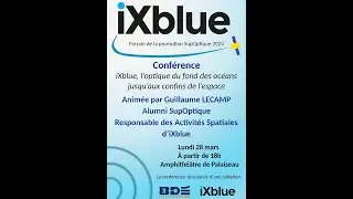 🚀Conf&eacute;rence iXblue - Parrain de promotion 2024 🛰