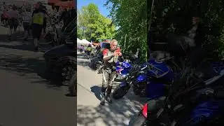 Motoradtag am Haus Scheppen, Baldeneysee in Essen.