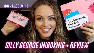 SILLY GEORGE LASHES UNBOXING + REVIEW | VEGAN BEAUTY