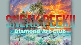 SNEAK PEEK!!! Diamond Art Club: Weekend in Paradise by Abraham Hunter