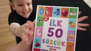 YamanCa / Yaman Alp İlk 50 S&ouml;zc&uuml;k kartları ile &ouml;ğreniyor ve &ouml;ğretiyor