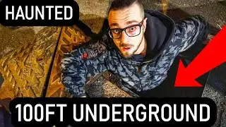 SCARIEST ENCOUNTER EXPLORING HAUNTED UNDERGEOUND BUNKER TUNNELS VERY SCARY