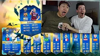 THE MOST INSANE LA LIGA TOTS PACK OPENING EVER!!! | FIFA 16 BBVA TOTS