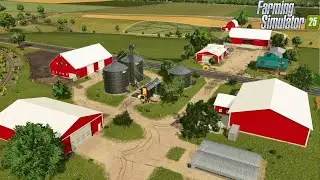 FS25 Judith Plains, Montana - #3 - Скосил люцерну, клевер, запустил ферментатор!