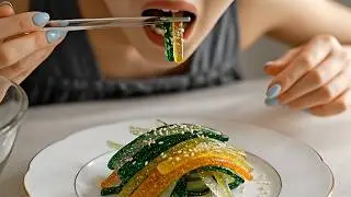 ASMR Harbin Salad 🥗 | Deep Relaxation | Sparkly Glass Food (No Talking)