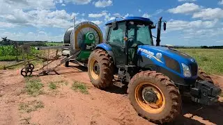 COMO OPERAR A IRRIGAÇÃO DE CARRETEL || PASSO A PASSO