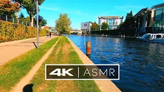 City walk Berlin / Spree promenade - Germany 🇩🇪 | SUNSHINE | 4K UHD | ASMR