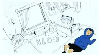 Kartun santai, musik tidur