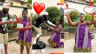 BEAUTIFUL LADY WITH A GOLDEN HEART GOT AN UNEXPECTED REWARD ❤️ #usa #mrbeast #kindness 