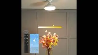 LED 30W ceiling fan light E27 with remote control for dimming, suitable for l