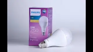 Лампочка Philips LEDBulb , Теплый белый свет, E27, 19 Вт, 3000К . Обзор .