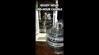 Summer Power Outage: Ready Hour 100 Hour Emergency Candle