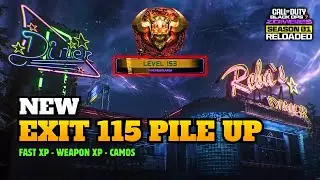 NEW Exit 115 Pile Up Glitch (Season 1 Reloaded) | Fast XP, Weapon XP & Unlock Camos in BO7 Zombies