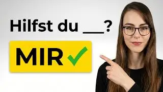 MICH oder MIR? Personalpronomen im Dativ und Akkusativ verstehen ✅